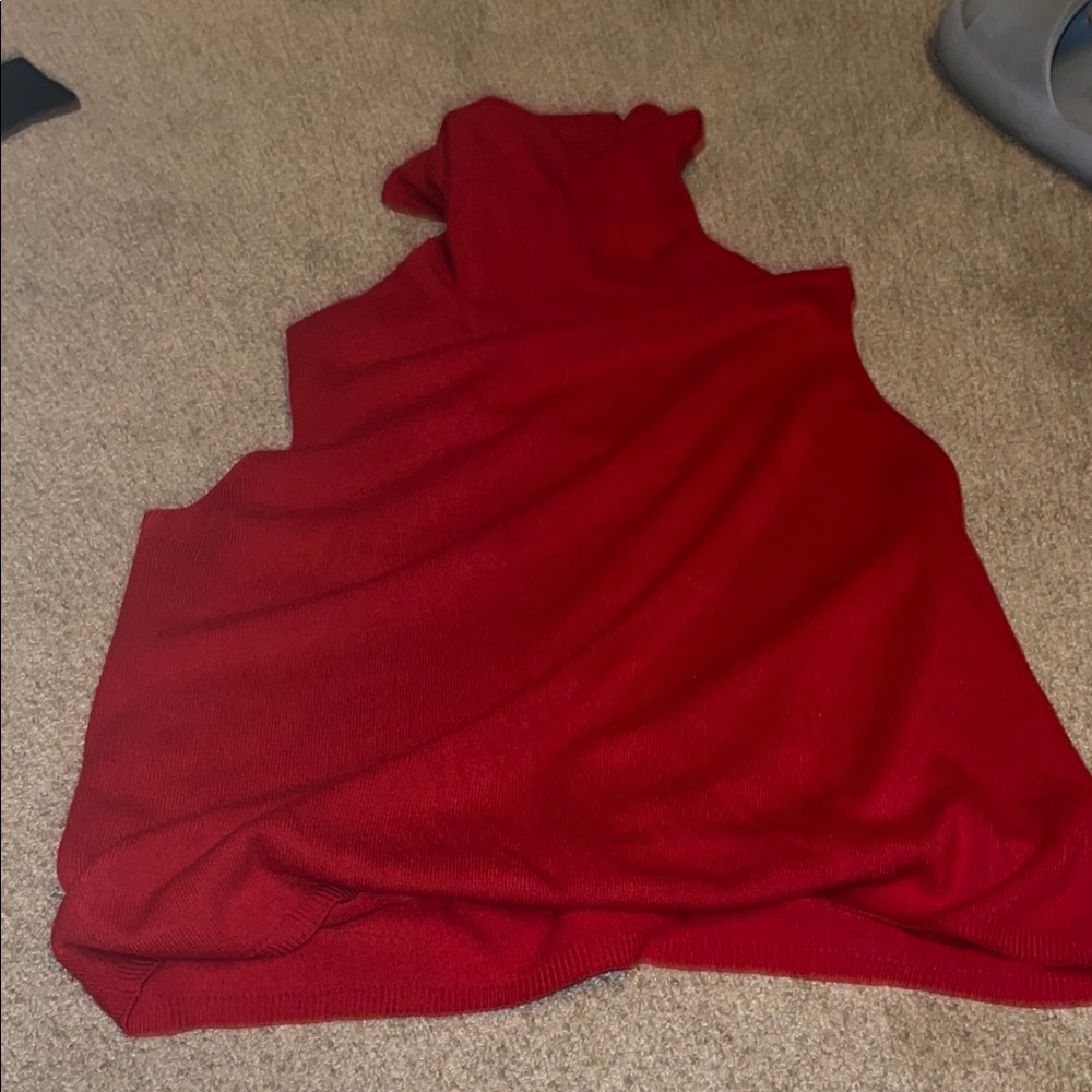 Red Turtleneck Sweater